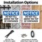 Signmission Do Not Fill Above Top Of Container, 18 in W x Rectangle, Plastic OS-2PACK-NS-P-1218-L-15455 - alternate 8